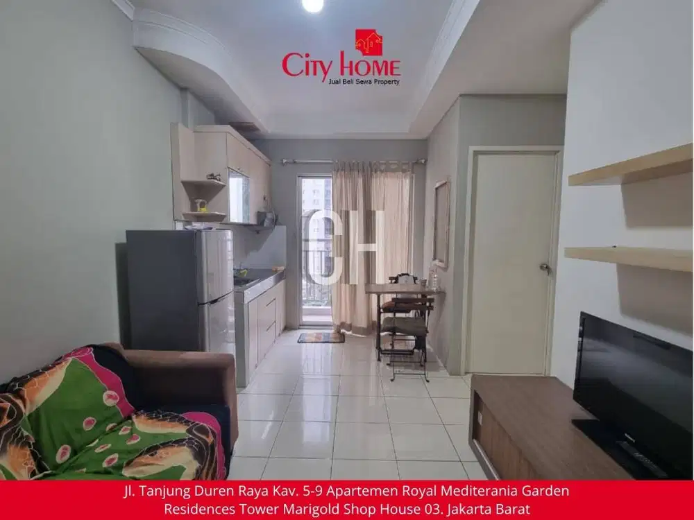 Lantai Rendah Jarang Ada Apartemen 2 Kamar Furnished, Siap Huni!