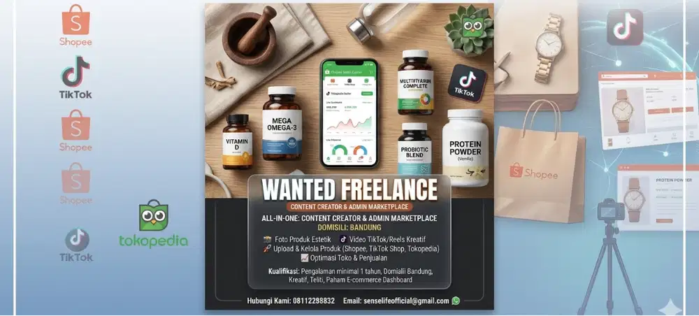 WANTED FREELANCE MARKETPLACE CONTENT CREATOR ALL IN ONE