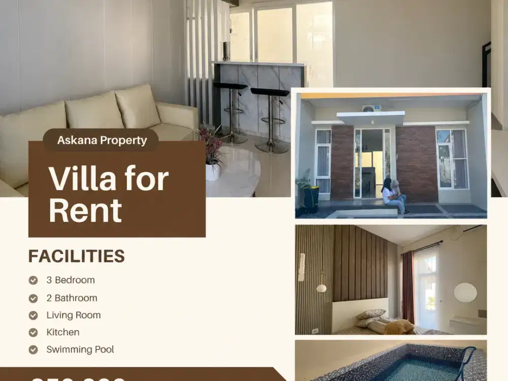 Villa di Batu Sewa Harian View Gunung Arjuno dan Panderman