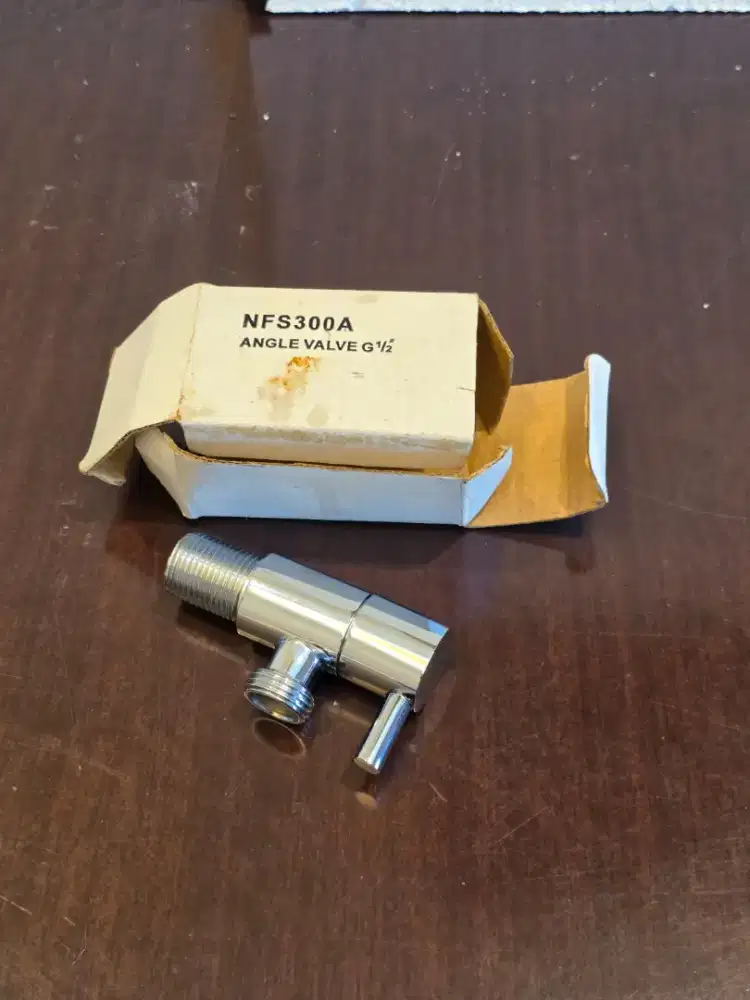 Angle Valve NFS300A G1/2 (Katup Sudut / Stop Kran 1/2 Inch) – Chrome