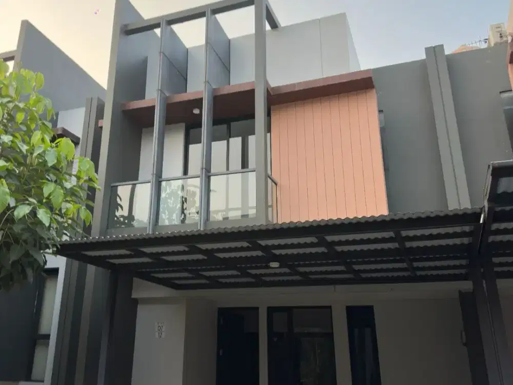 jual rumah baru serah terima free full furnish di myza bsd