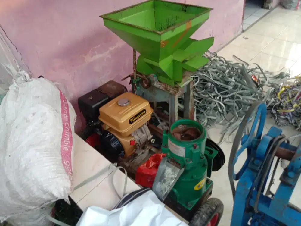 Mesin giling pupuk organik