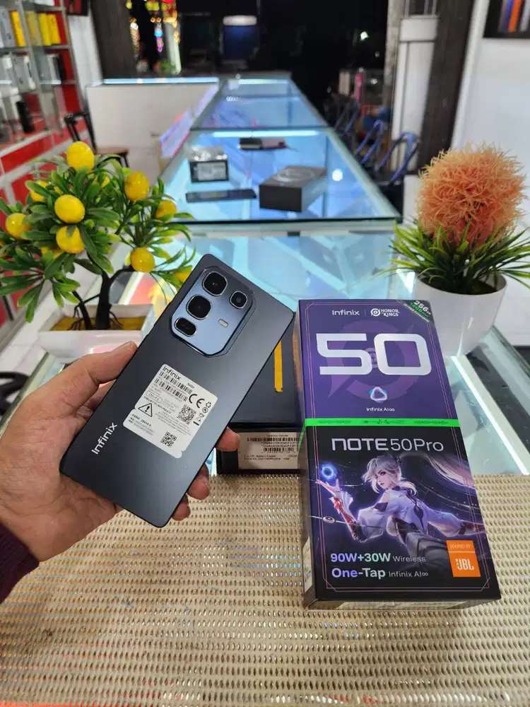 Infinix Note 50 Pro Ram 8+8Gb/ 256Gb Fullset Mulus Ori 100% Bergaransi