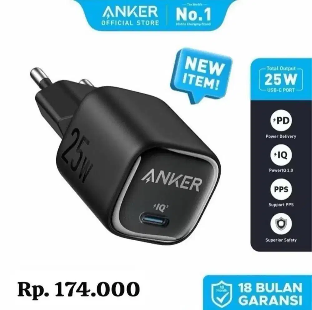 CHARGER ANKER 25W