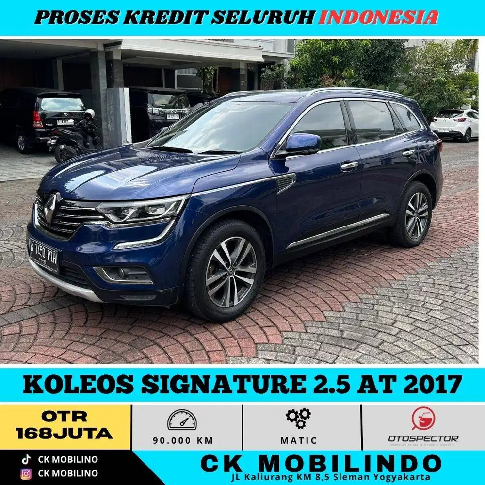 KOLEOS SIGNATURE 2.5 AT 2017 SIAP PAKAI LUAR KOTA