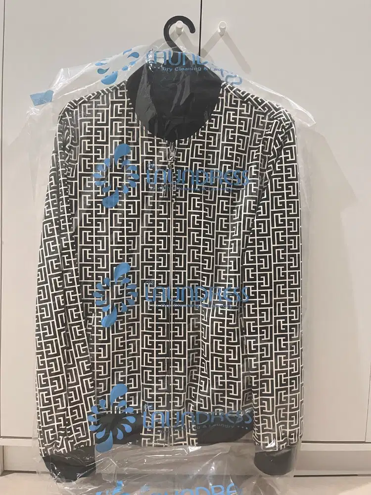 Balmain Reversible Patterned Bomber Jacket