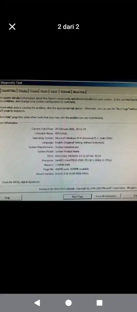 PC murah BU apa ada nya