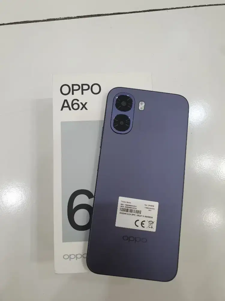 Oppo A6x 6/12/256 mulus lengkap