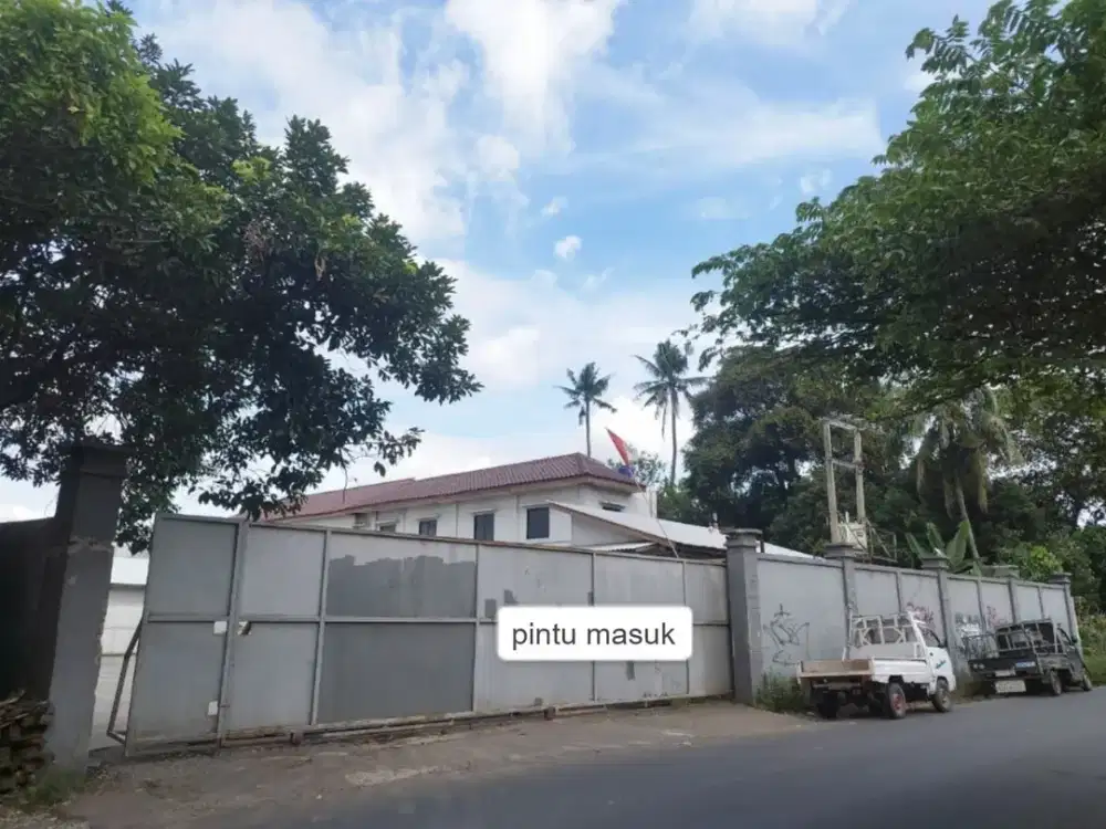 Disewakan Gudang + Kantor + Mess Di Cimuning Jawa Barat