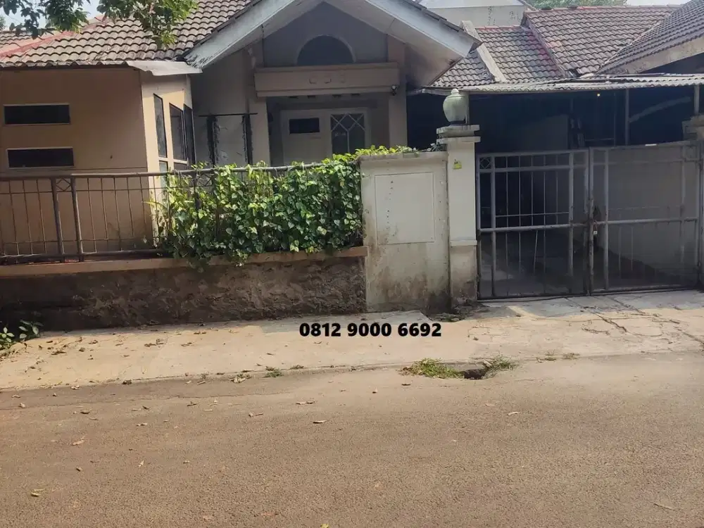Jual Cepat Rumah Kencana Loka BSD Serpong Tangerang Selatan tanah 200 m2