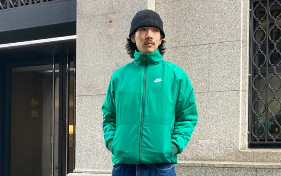 Nike Big Swosh Reversible Boa Jacket Gorge Green