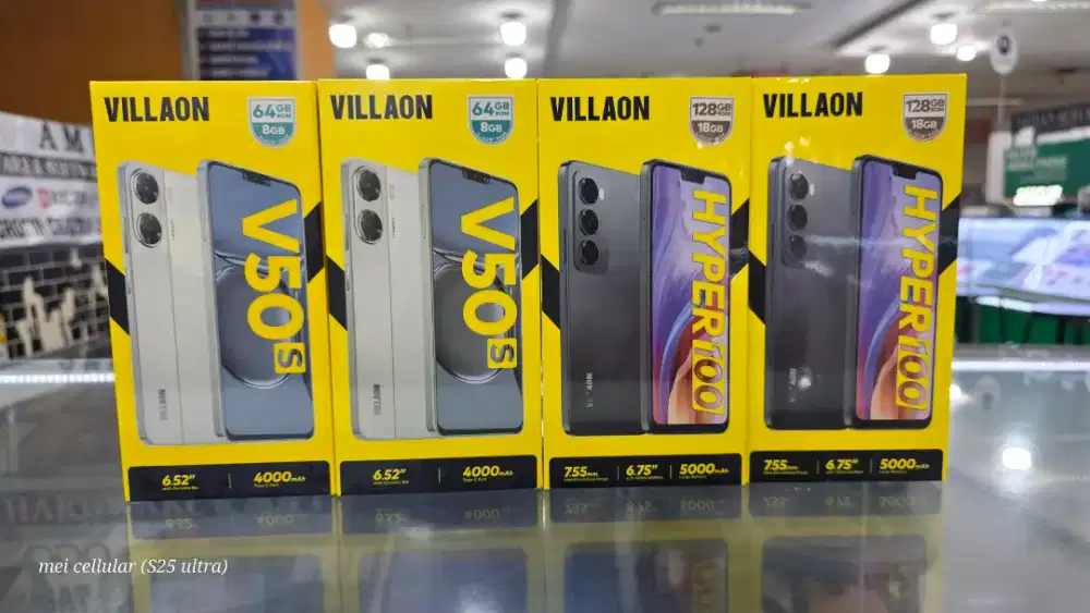 Villaon V50s & hyper 100 baru garansi resmi bisa tt bisa kredit