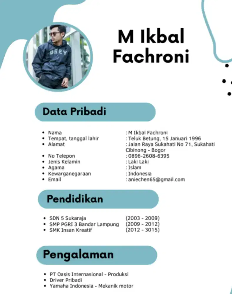 Info loker driver pribadi