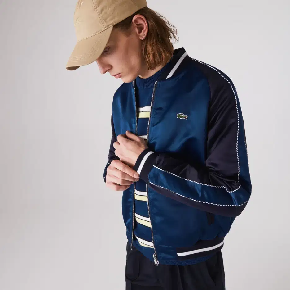 Lacoste Navy Bomber Jacket