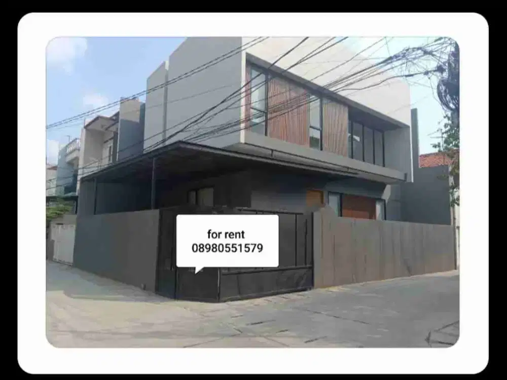 Disewakan rumah ex brand new hook tingkat uda tinggi dari jln di kelapa gading jakut