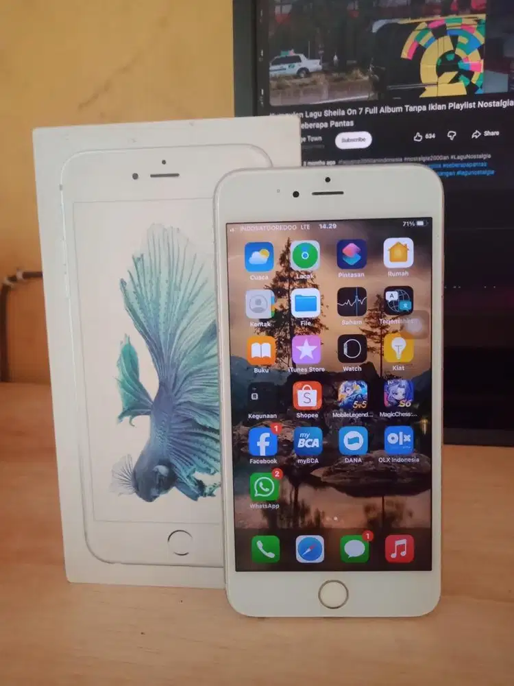 Iphone 6S Plus 32 GB Ex iBox Lengkap