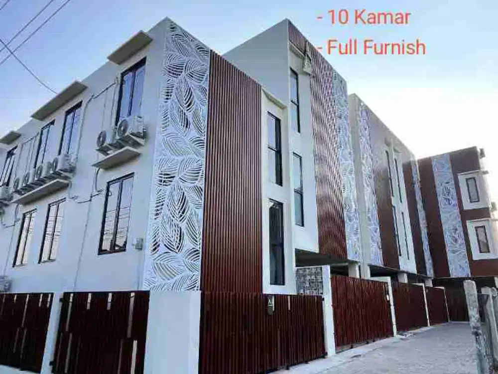 Dijual Rumah Kos Dekat UI Gerbang Vokasi Depok 10 Kamar Full