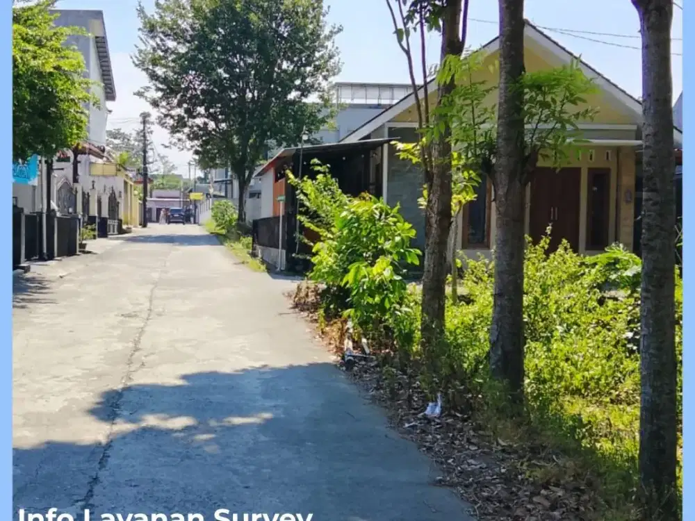Tanah Jogja 2 Menit Selatan Kampus UII Kaliurang SHM Pekarangan