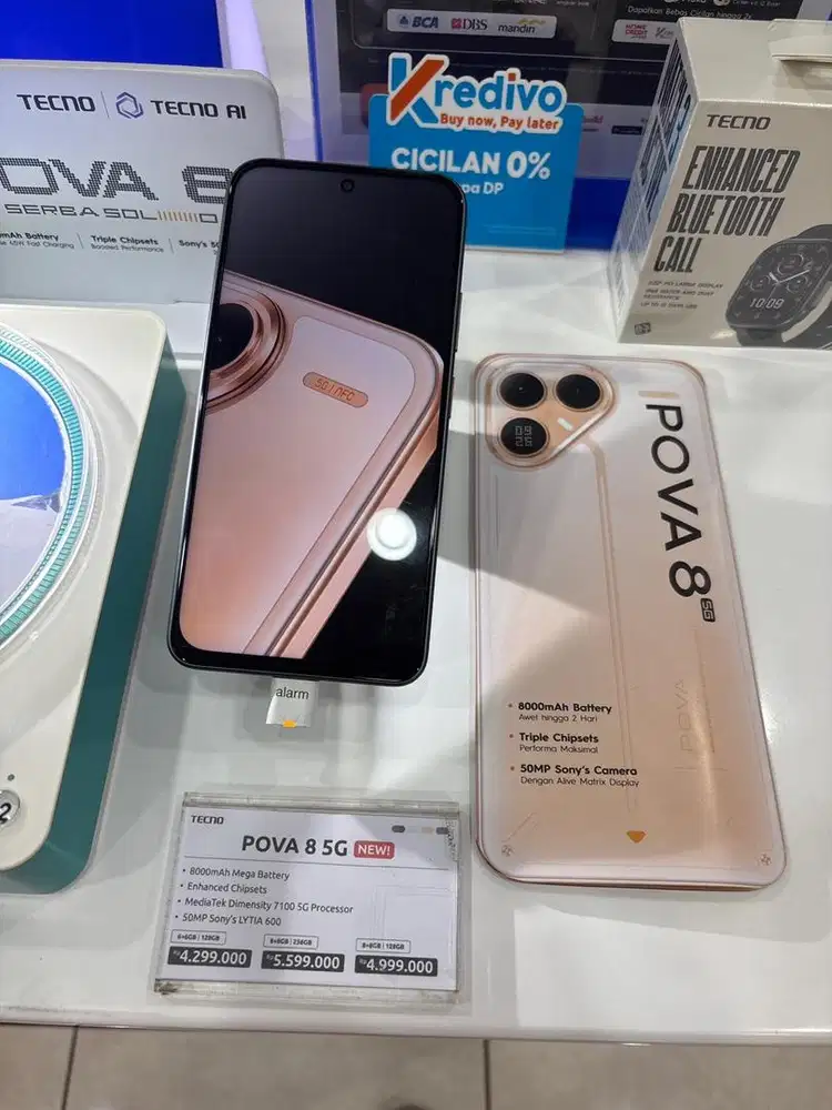 TECNO POVA 8 promo cashback  garansi resmi by erafone
