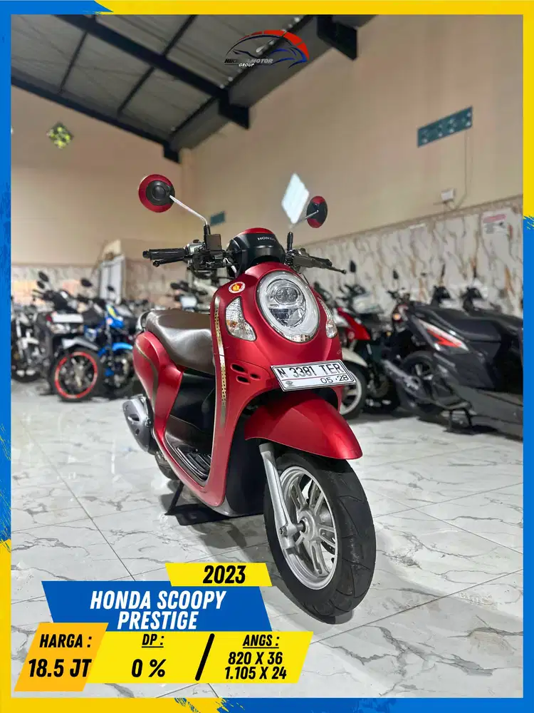 HONDA SCOOPY PRESTIGE 2023 MANTAP GASS MASZEHH HIKMAH MOTOR KEPUH
