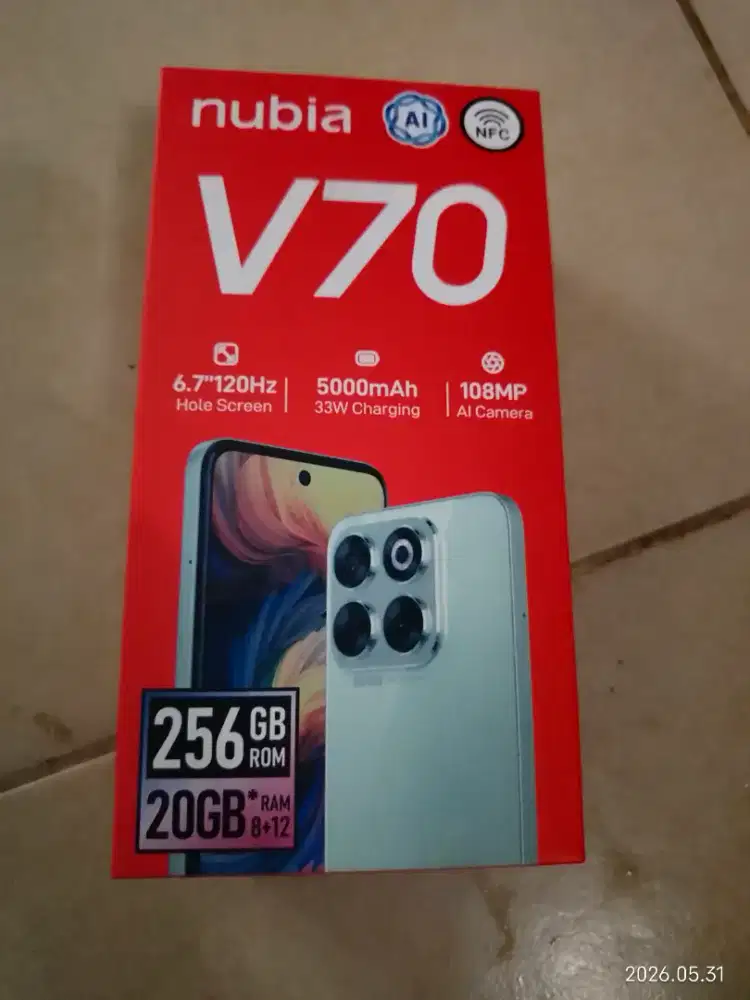 nubia v70 ram 20/256