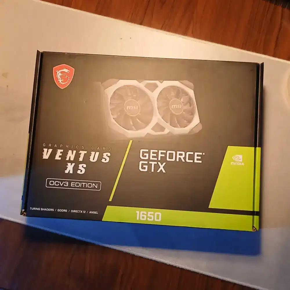 VGA MSI GeForce GTX 1650 4GB V3 - Tangan Pertama / Pribadi