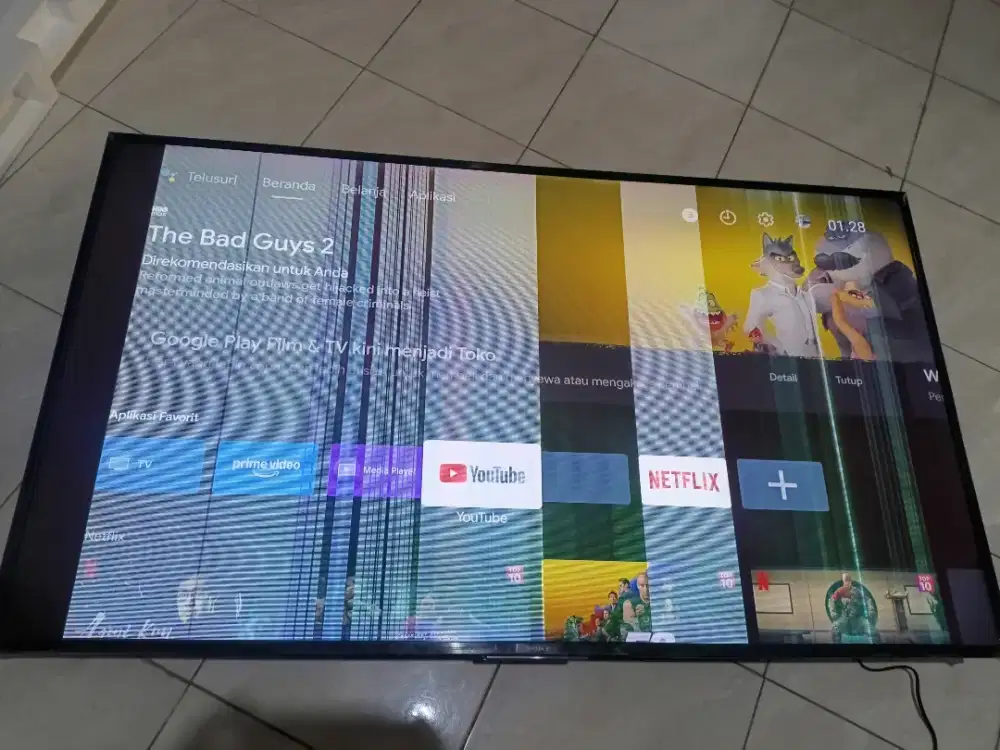 TV sony second  65inc  andorid