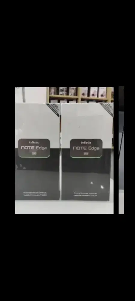 Infinix note edge 5G 8/256 layar lengkung