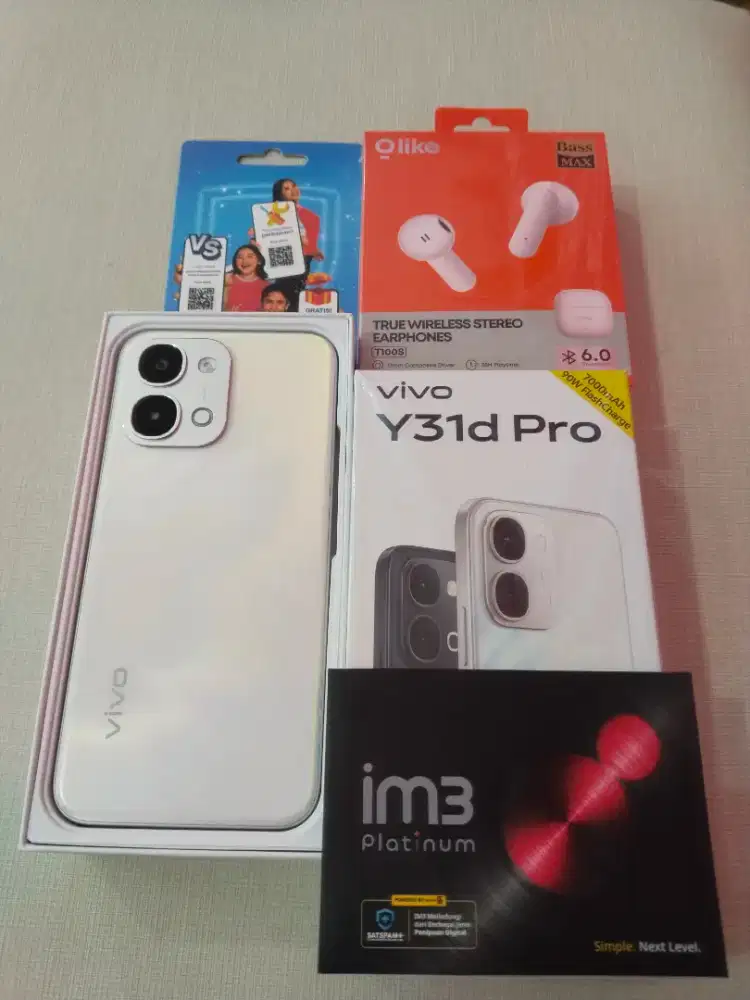 Y31d Pro + TWS + kuota 6bln modal KTP aja!