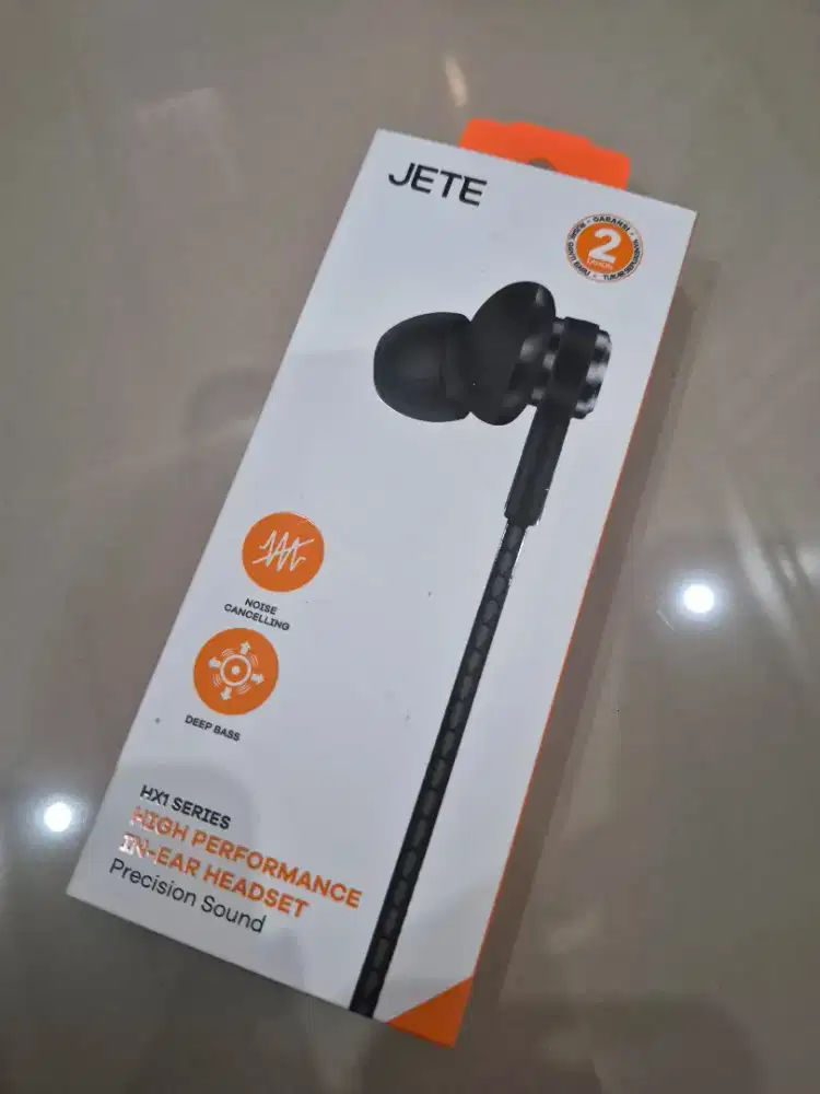 EARPHONE HEADSET Merk JETE