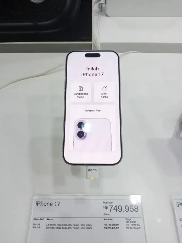 IPhone 17 [256 GB] dan [512 GB]