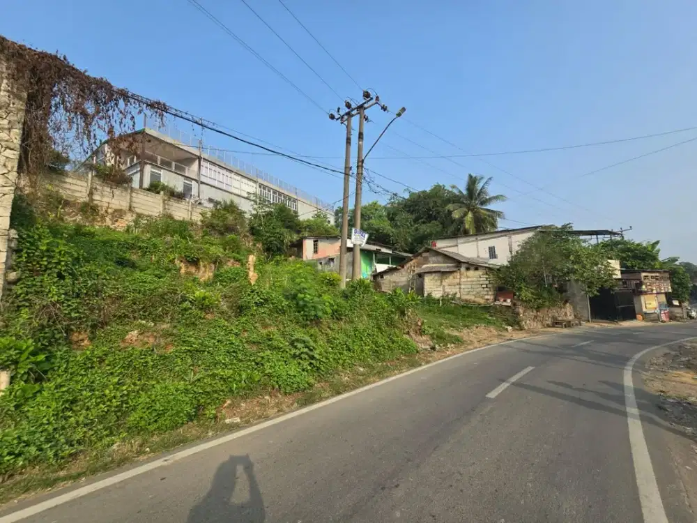 Jual Tanah Pinggir Jalan Sentul Dekat Pasar Babakan Madang 459 m²