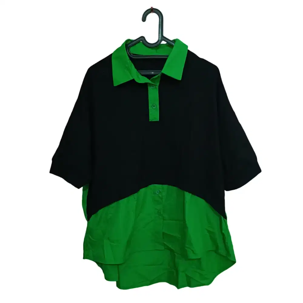 Kemeja Blouse Jumbo Import