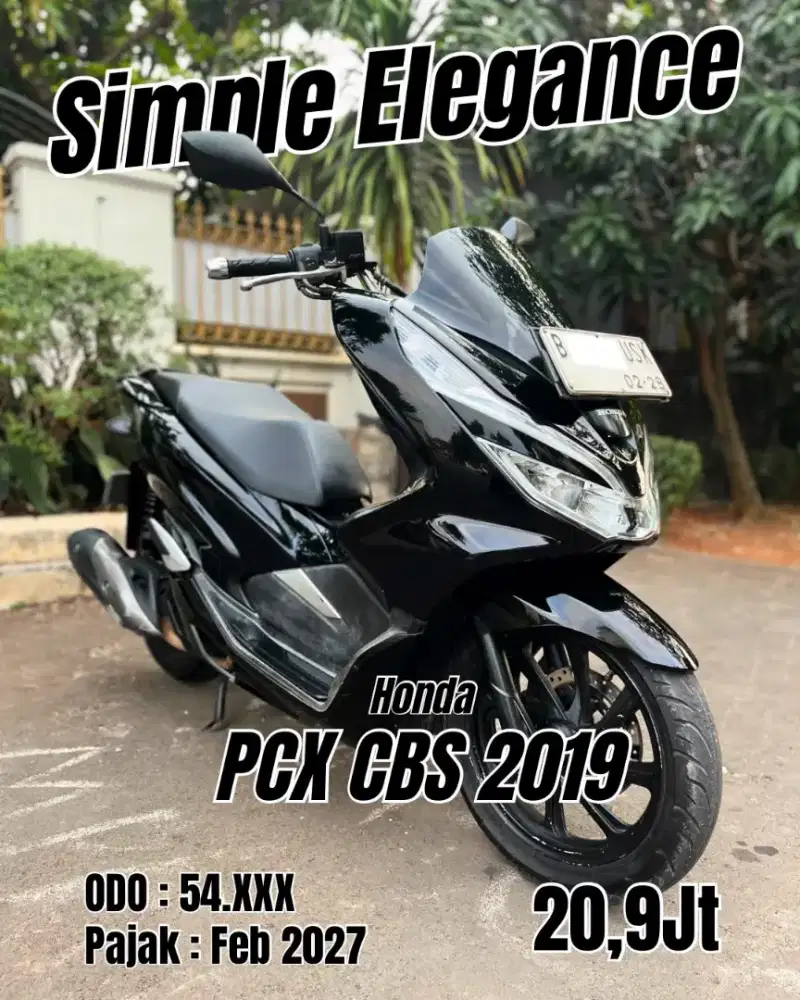 Cash Only Honda PCX CBS 150cc 2019