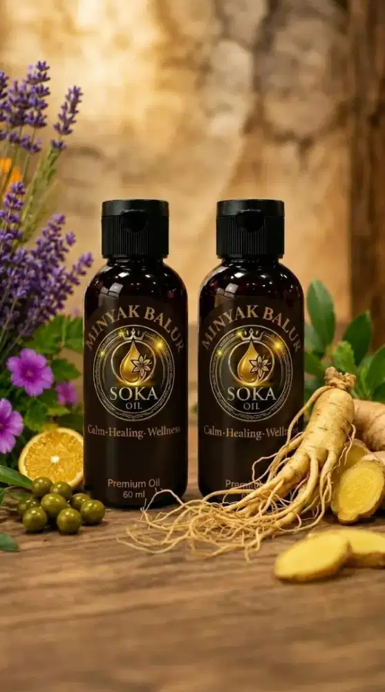 Minyak urut aromaterapi ampuh