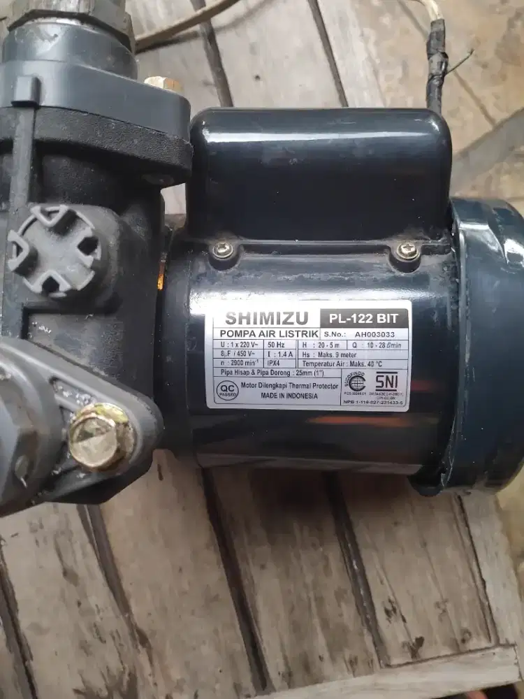 Pompa air shimizu pl-122 bit