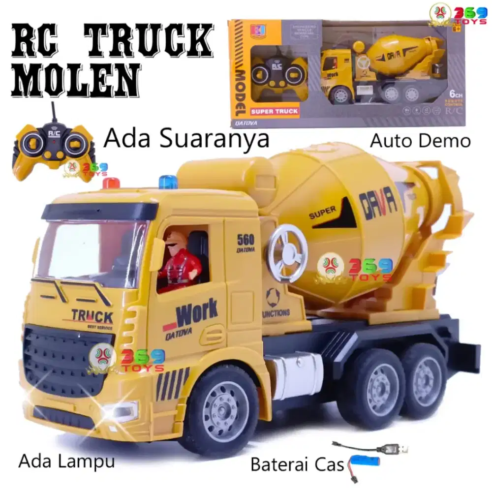 Truck molen mainan  anak remot kontrol baru