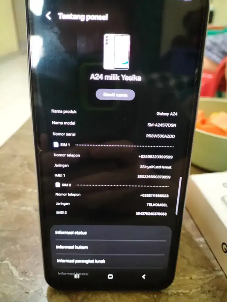 Samsung A24  Ram 8/128