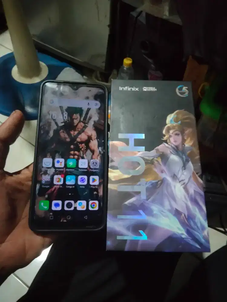 Jual hp Infinix hot 11 RAM 4/64