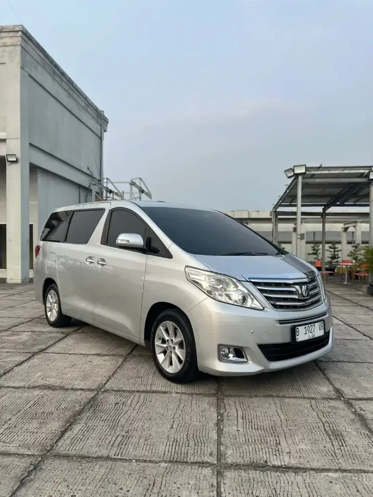 Toyota Alphard 2.4 G ATPM matic promo menarik TDP 10% 2012