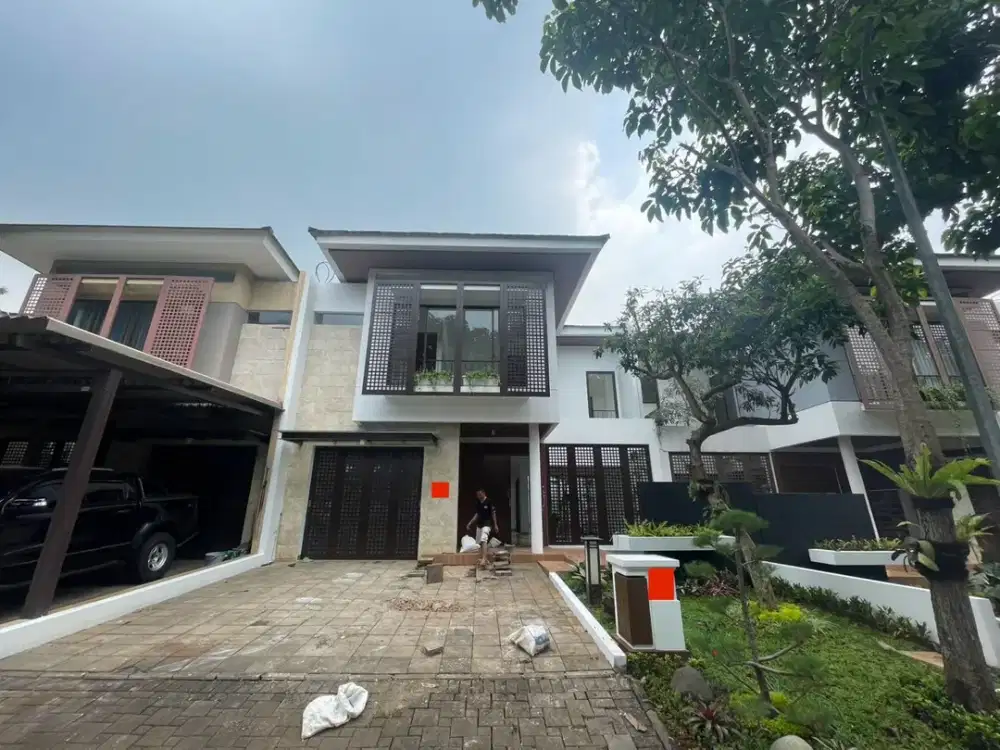 Dijual Rumah De Park Cluster De Naara Dengan Backyard BSD