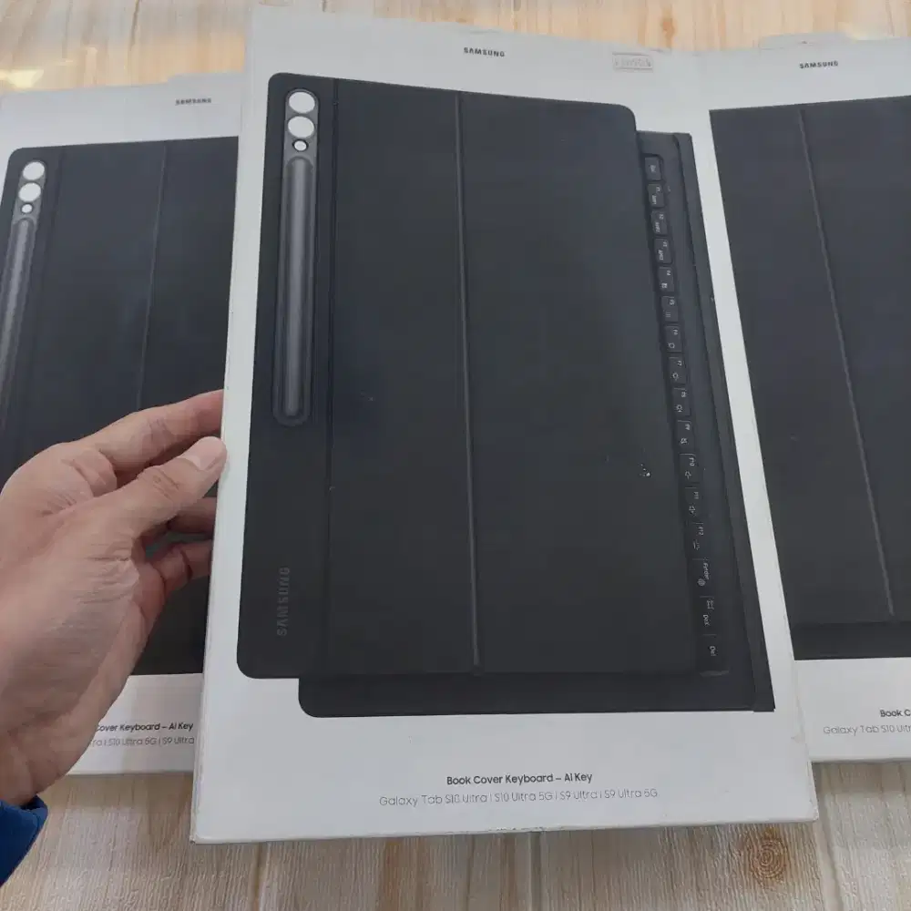 Book Cover Keyboard Samsung Tab S10 Ultra/S9 Ultra Baru Garansi Resmi