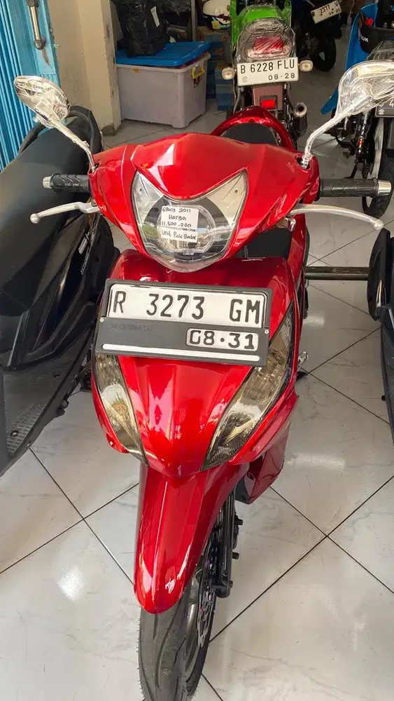 honda spacy 2011 warna merah