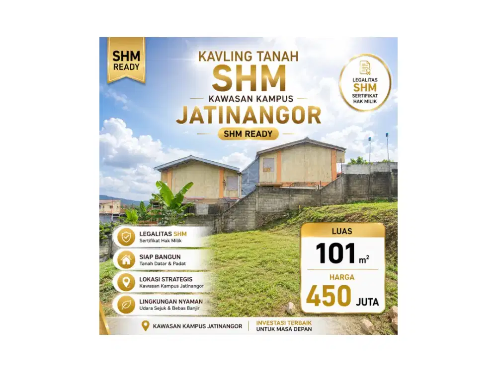 Kavling SHM Kawasan JATINANGOR Pilihan Terbaik Untuk Investasi Masa Depan