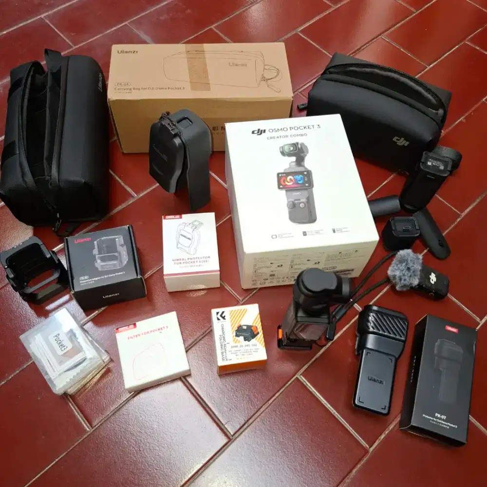 DJI Pocket 3 256GB Creator Combo Resmi TAM Urban Republic