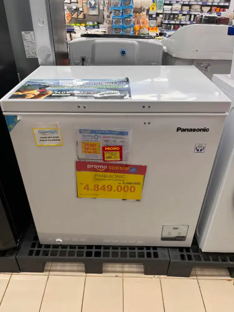 PROMO CICILAN FREE 2X FREZEER PANASONIc150-250ltr