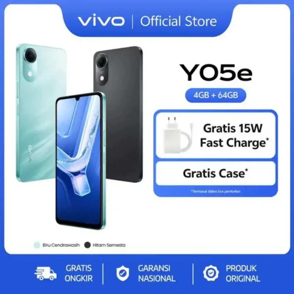 Vivo Y05e BLIBLI STORE! Kredit HP bisa!