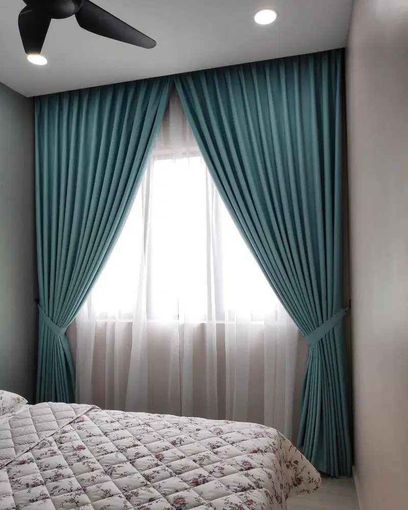 Jasa Buat gorden jendela pintu gorden blackout gordyn vitrase Gordyn