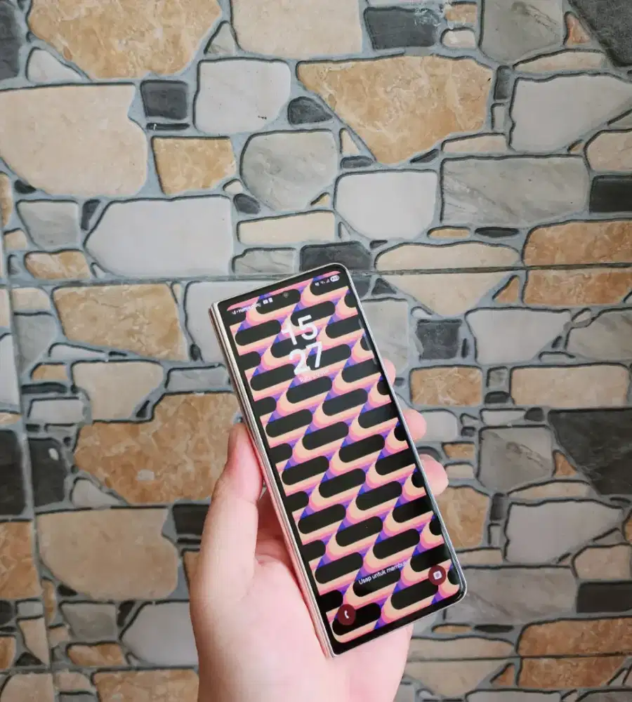 samsung Zfold 5G Metalik Cream sein resmi