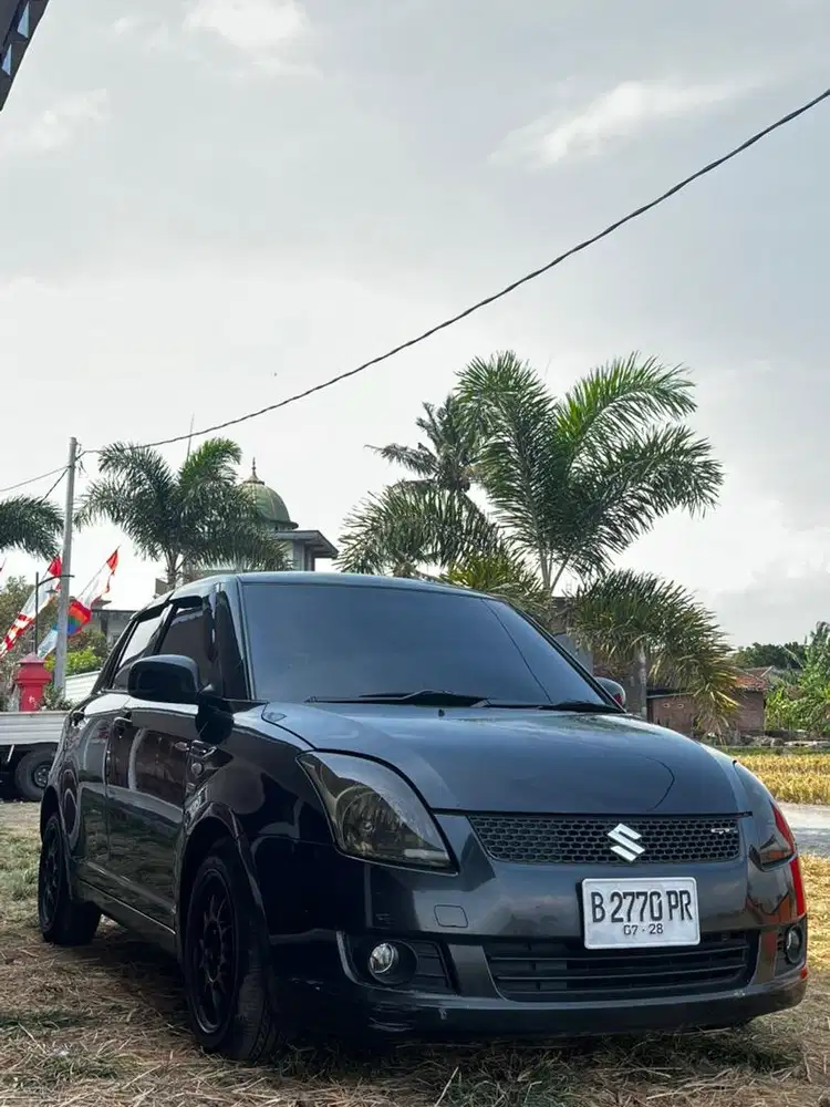 Suzuki Swift ST AT 2008 Matic Hitam Pajak Hidup lengkap Siap Pakai
